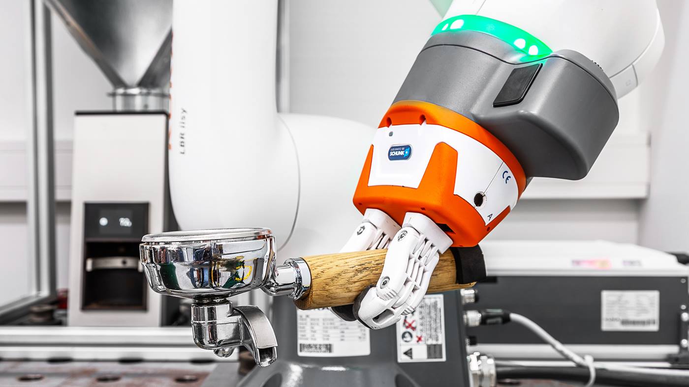 LBR iisy cobot voor koffie kwaliteitscontrole