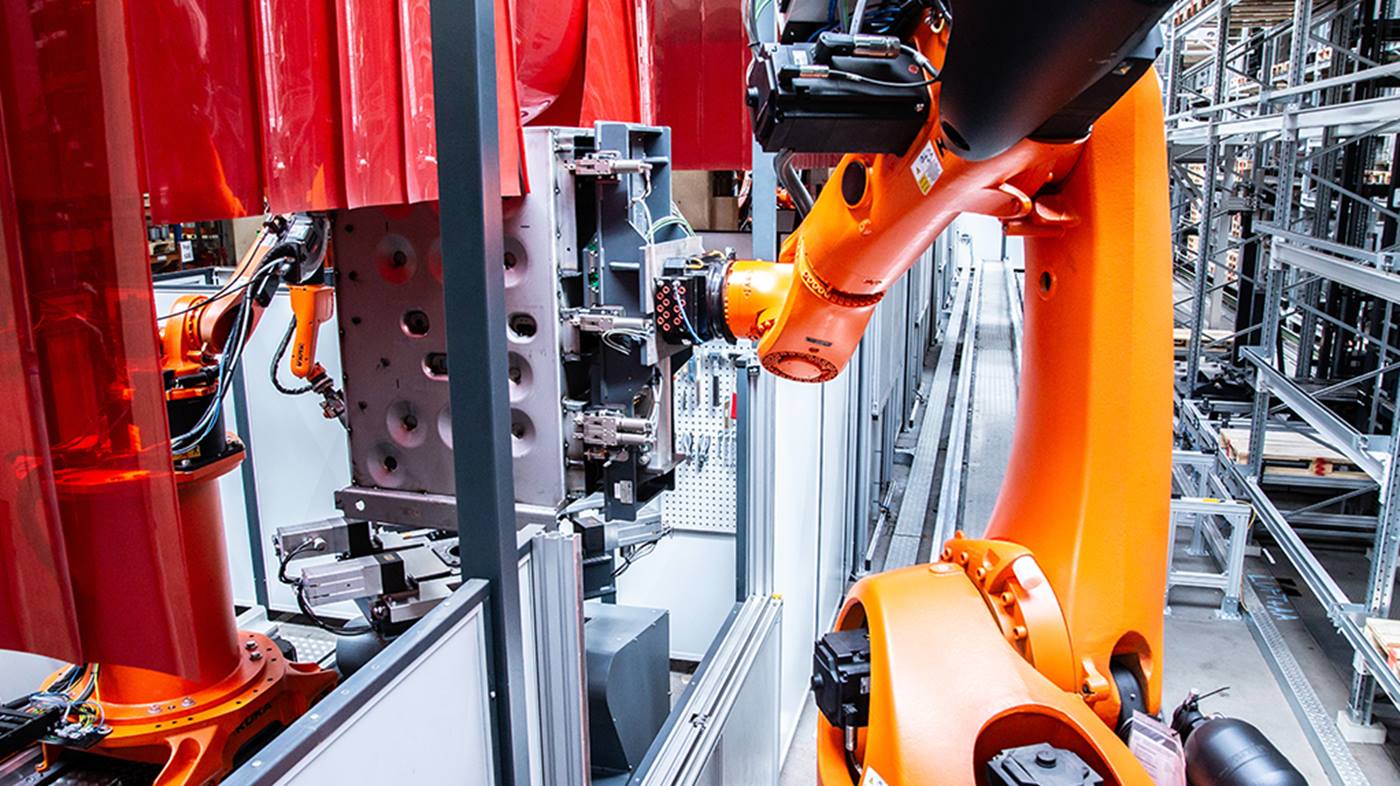 Volautomatisch boiler lassen met KUKA