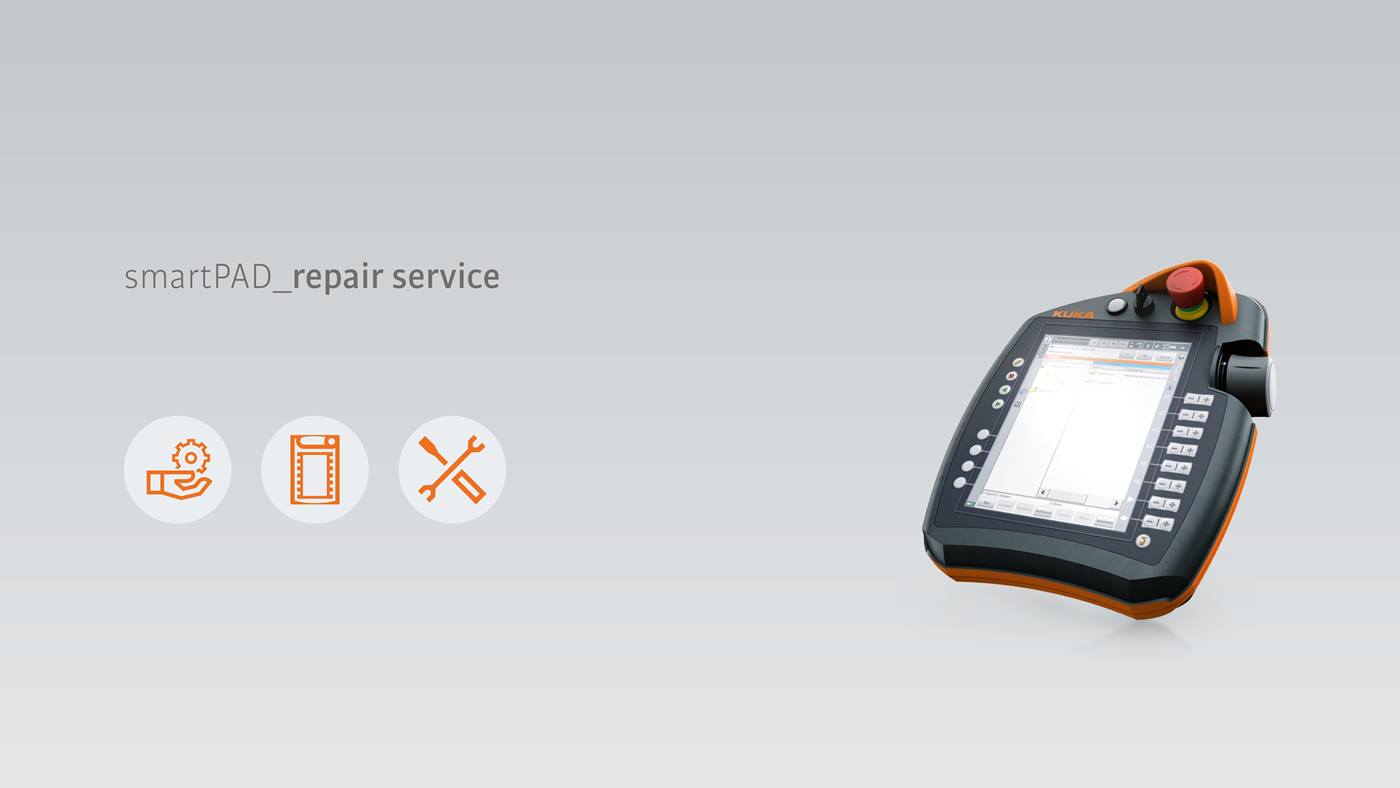 KUKA offers a comprehensive repair service for your smartPAD.