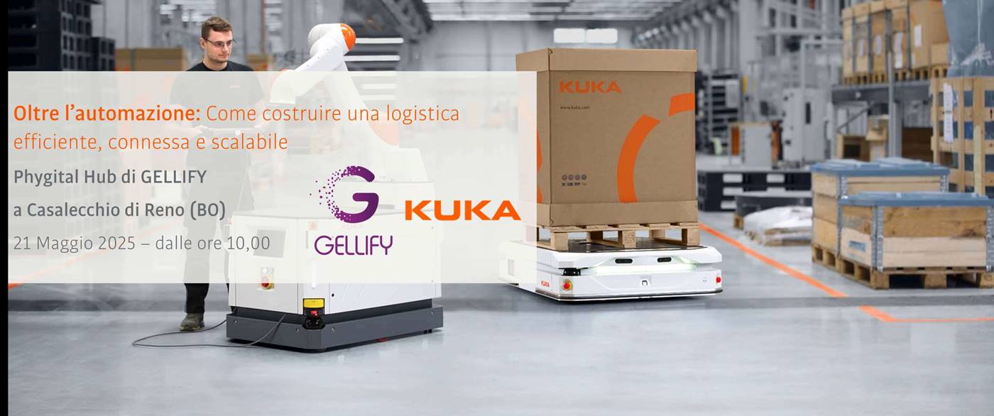 Soluzioni AMR KUKA per la movimentazione delle parti lungo le linee logistiche