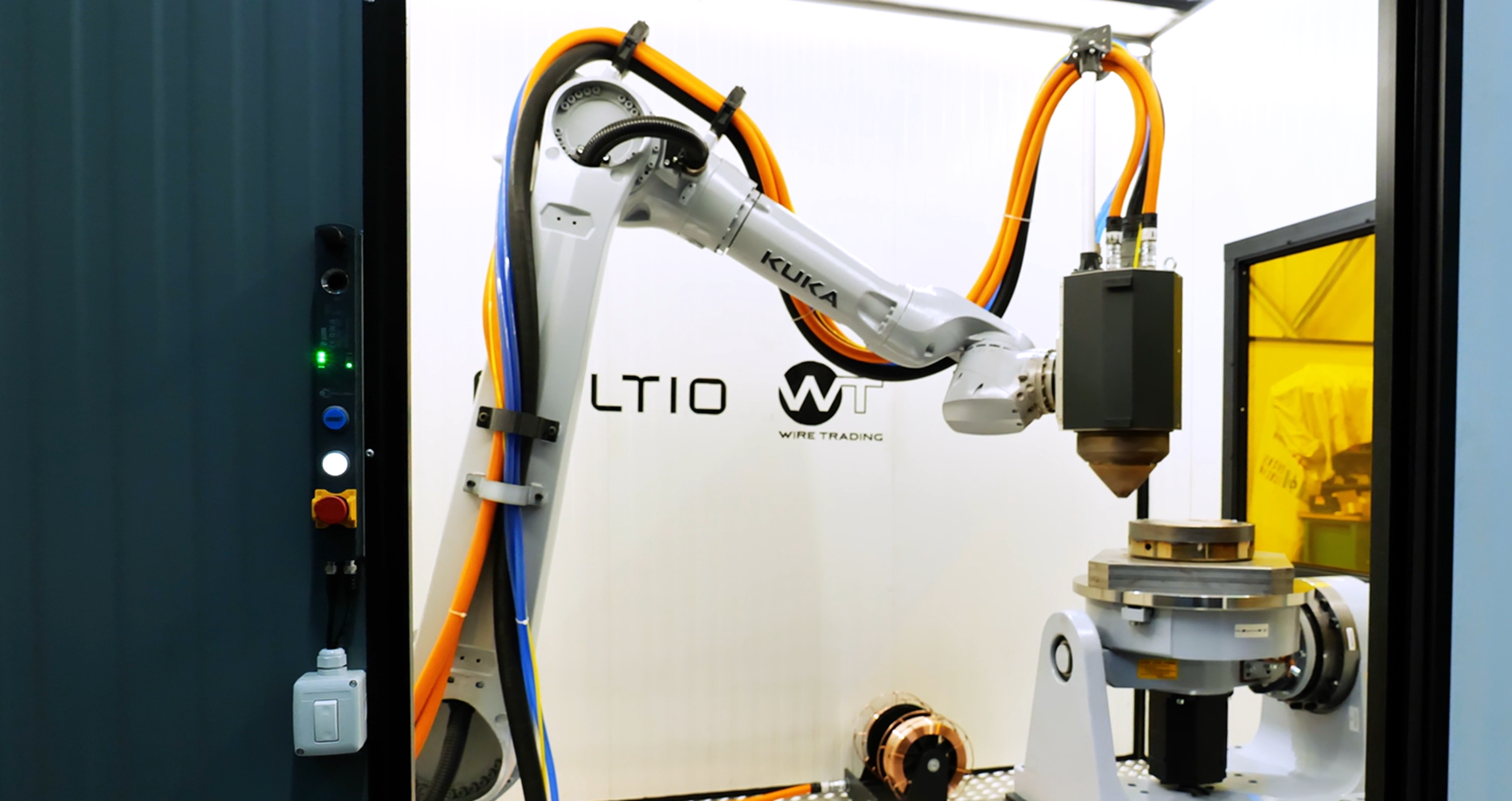 Wire Trading: impianto robotico per additive manufacturing metallico
