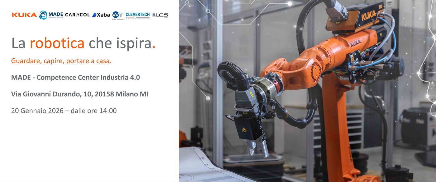 La robotica che ispira evento KUKA Roboter Italia MADE Milano