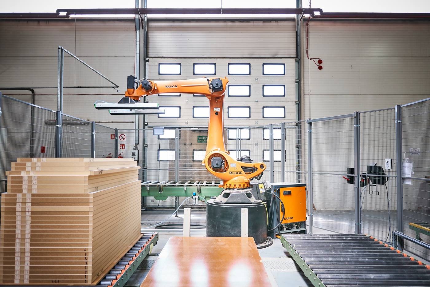 KR Quantec w procesie paletyzacji
