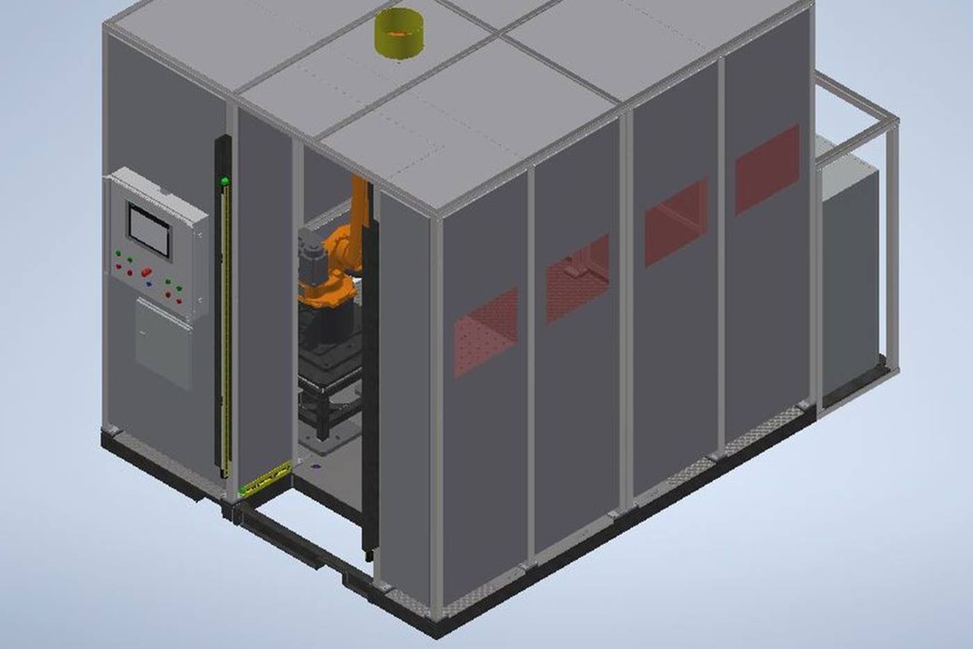 Symulacja stanowiska do spawania