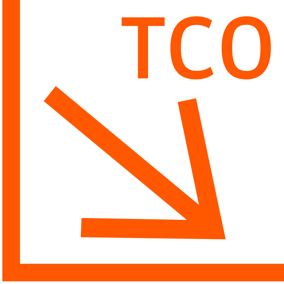 Lower total cost of ownership_icon