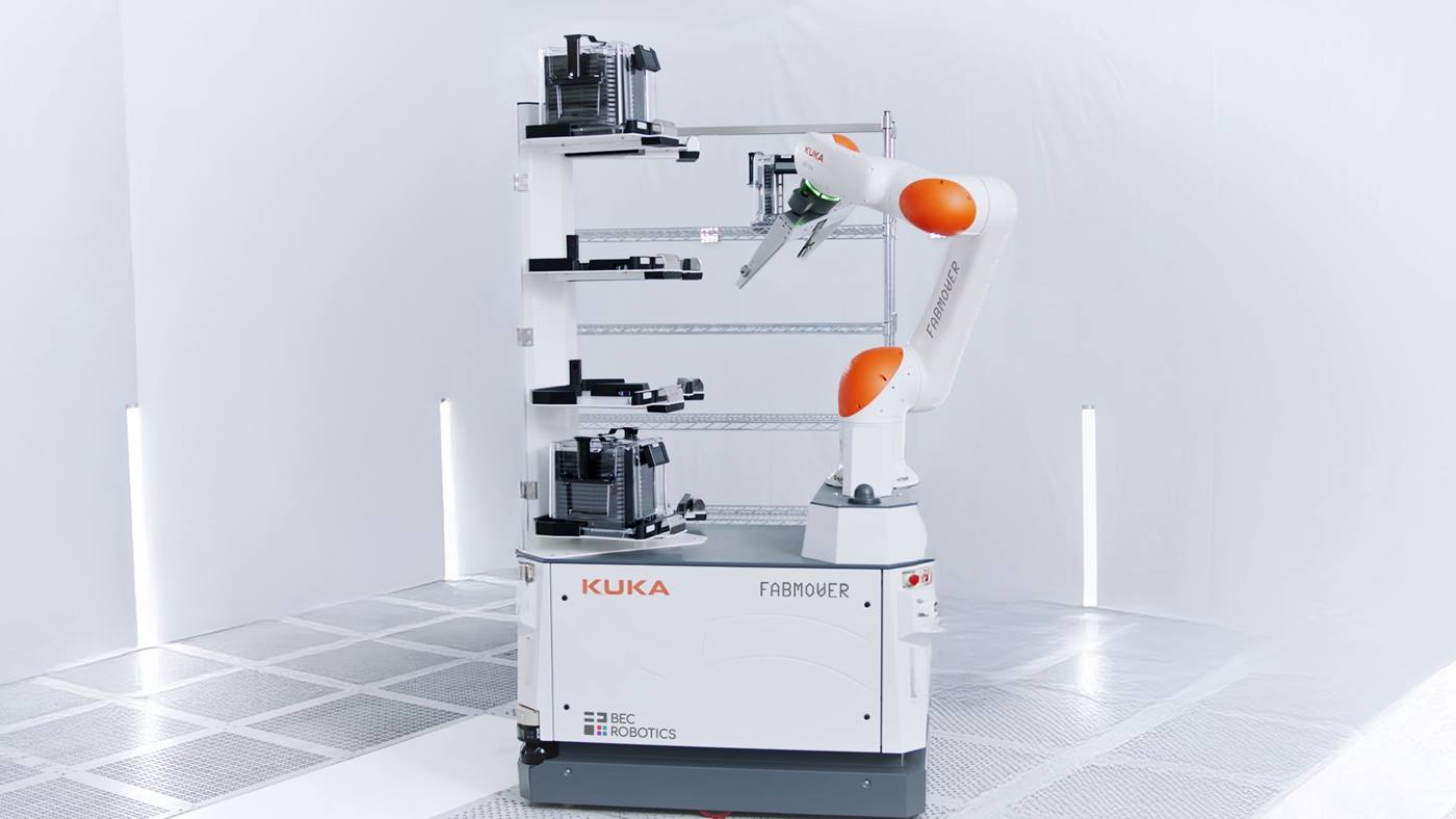 KMR iisy mobile robot for the semiconductor industry 