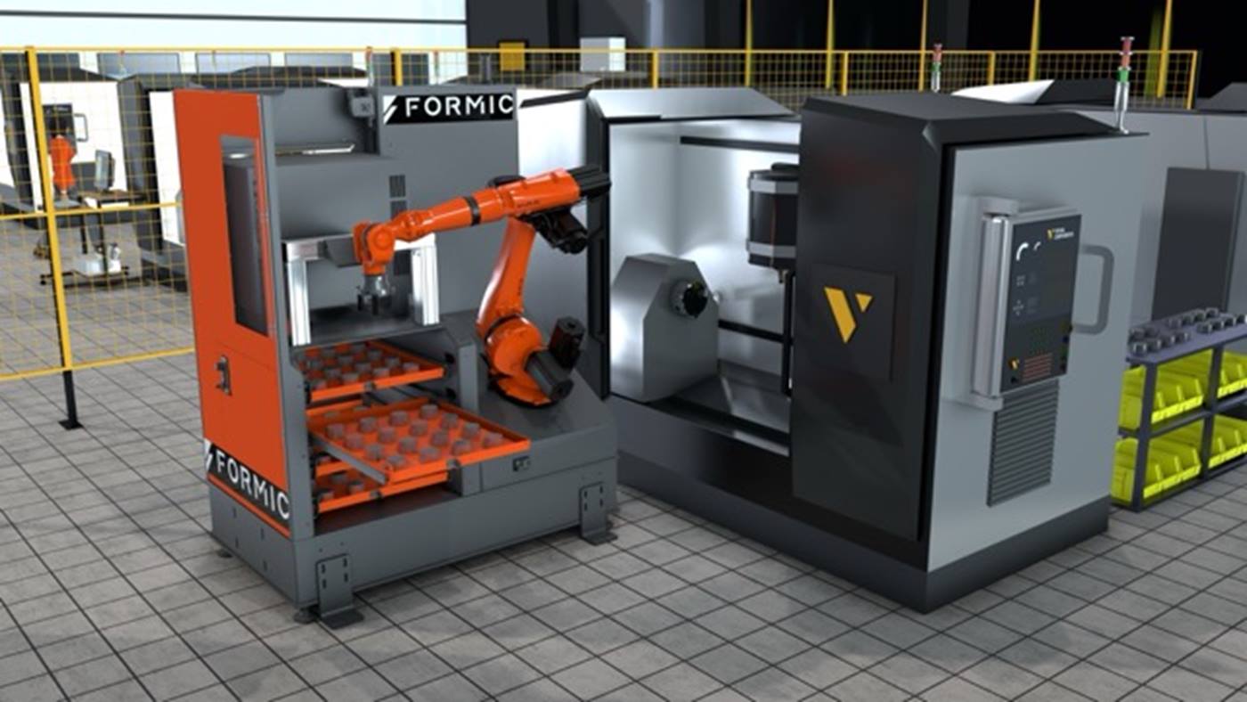 Machine tool automation with Formic and KUKA