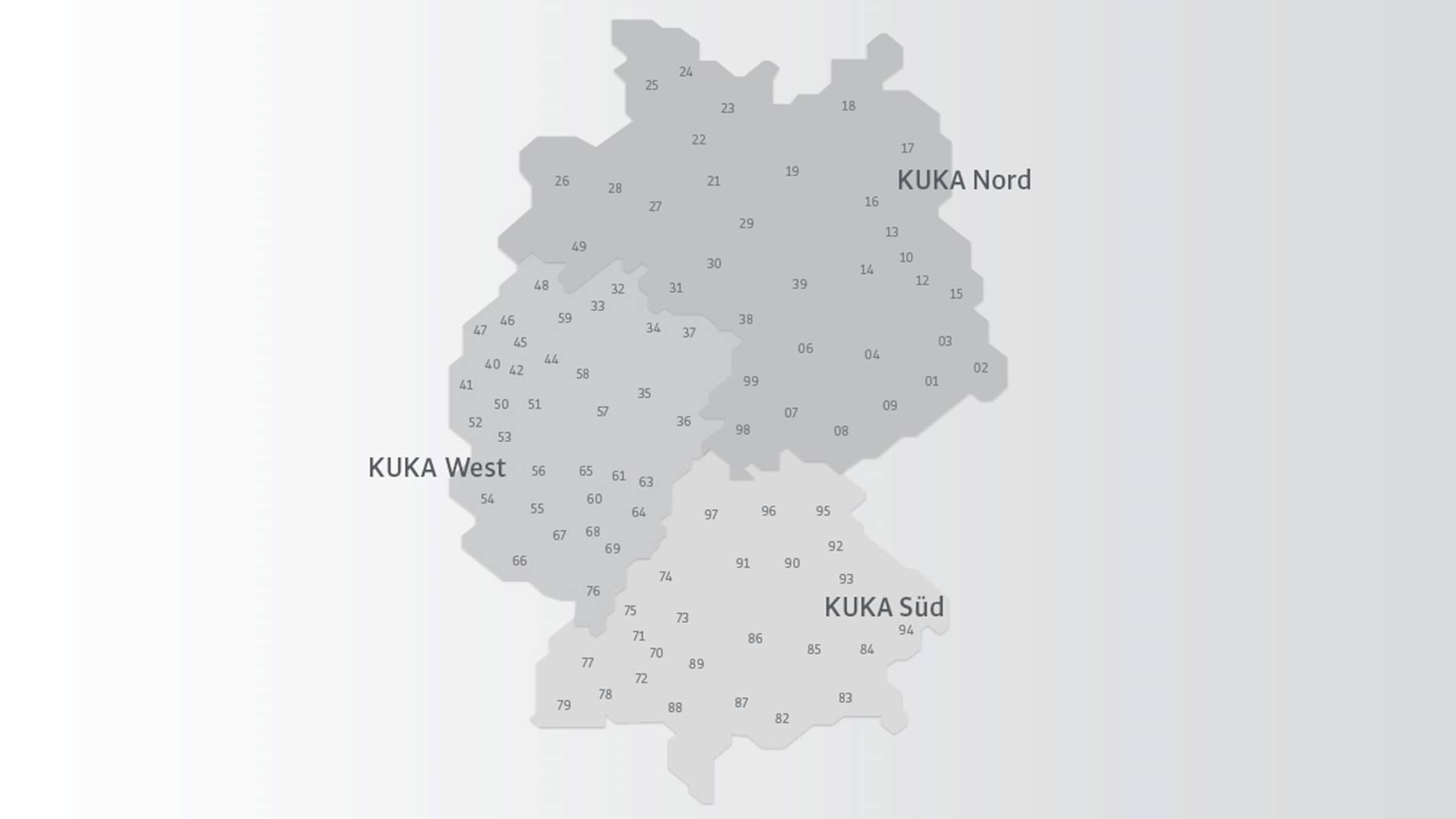 KUKA Germany Sales Map