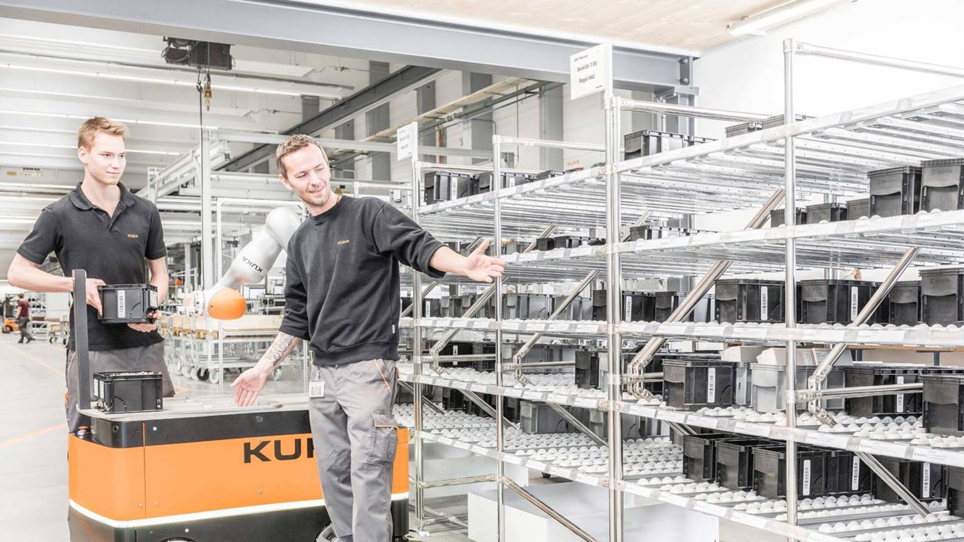 Als Werkstudent bei KUKA arbeiten Sie gemeinsam mit uns an den Lösungen der Industrie 4.0.