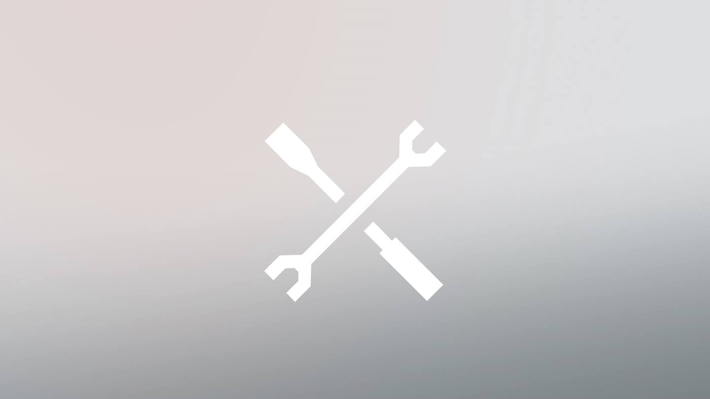Logo mit Werkzeugen, Symbolbild für Service