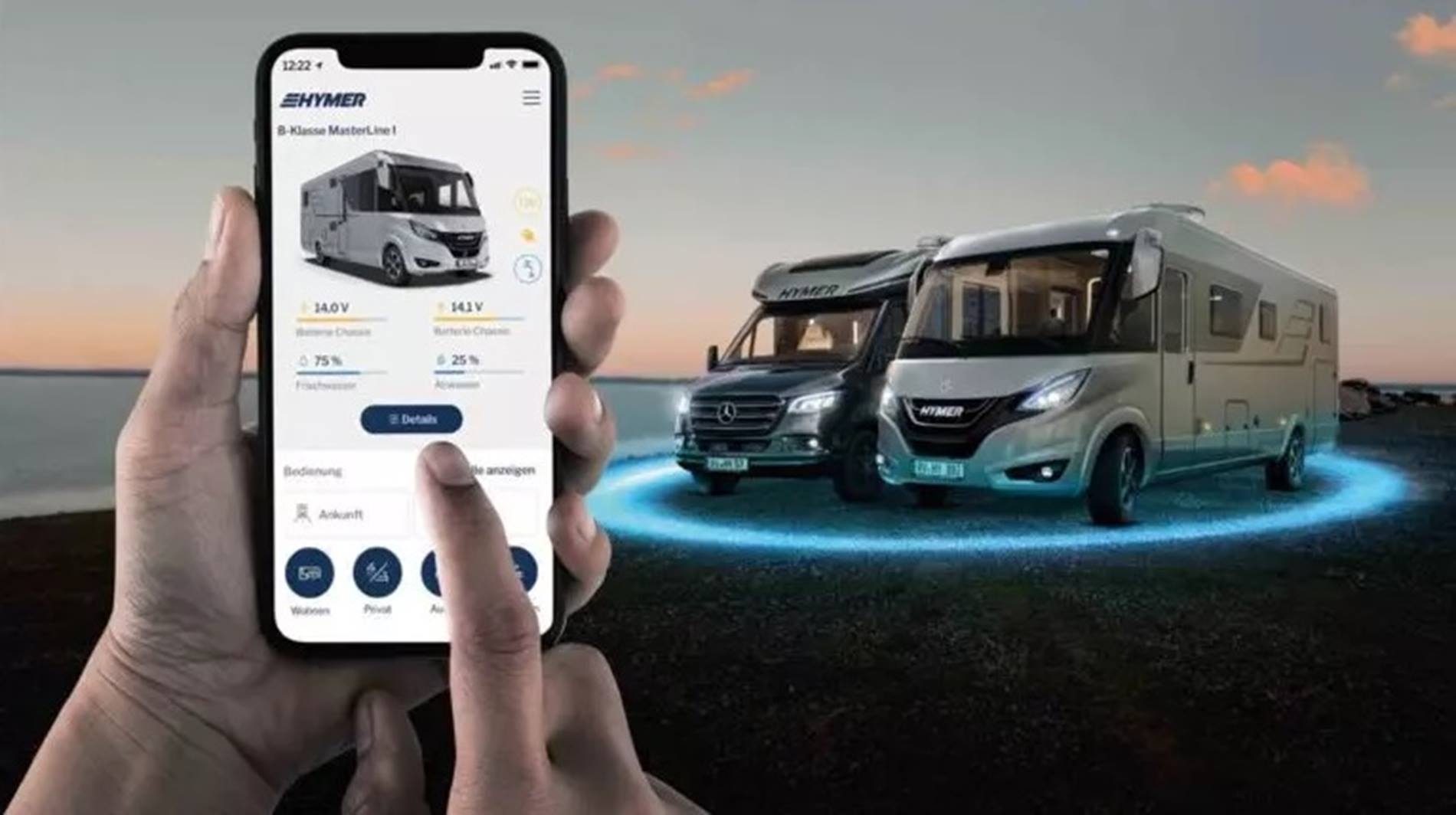 A smart home on wheels, intelligent condition monitoring and simple fleet management for motorhome rental companies