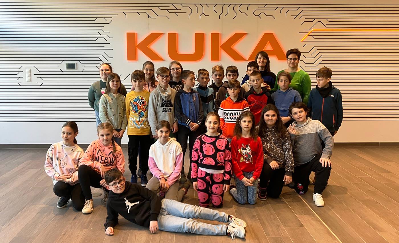 Production Tours for children at KUKA Hungary