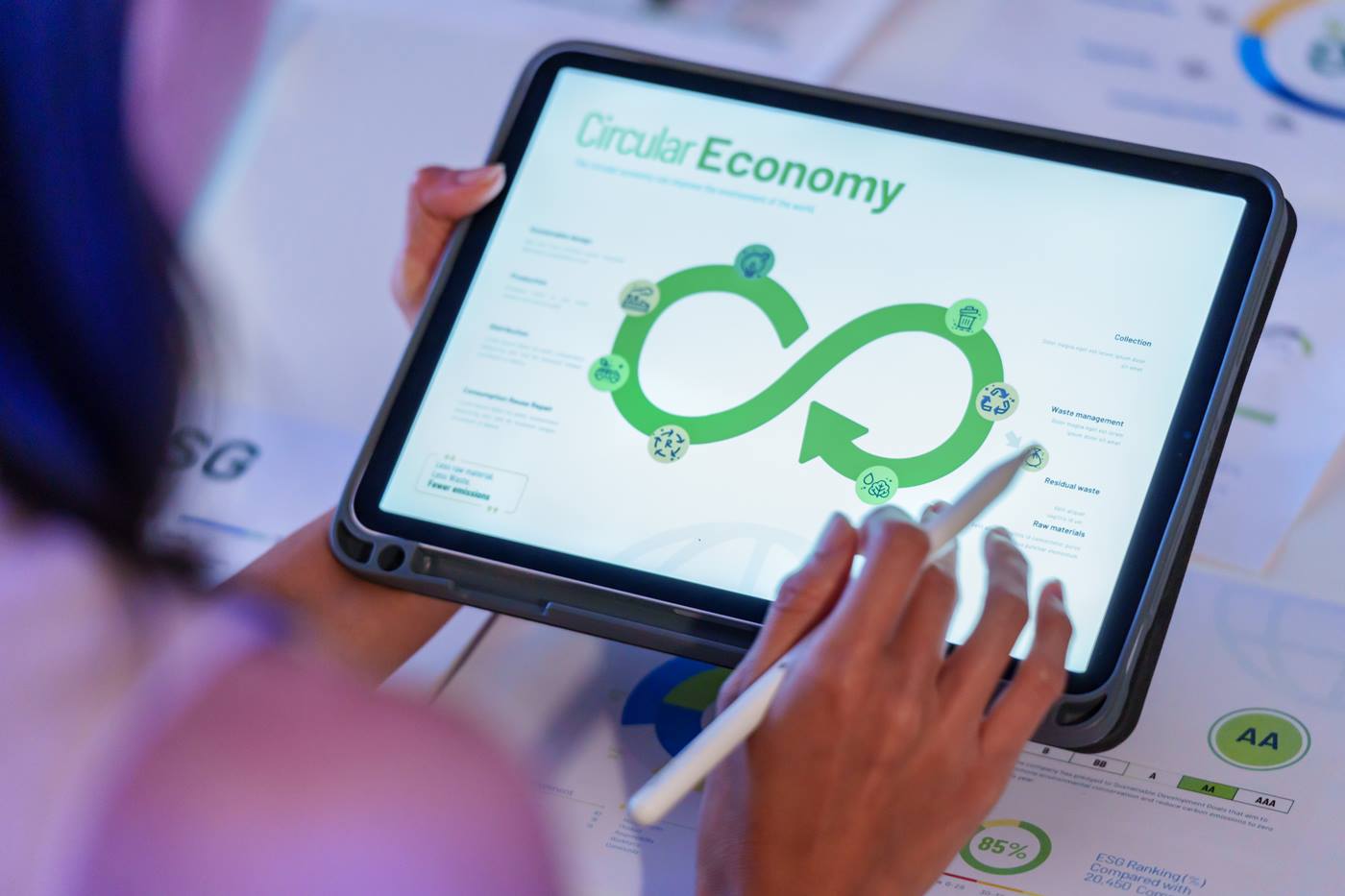 Circular Economy on I Pad