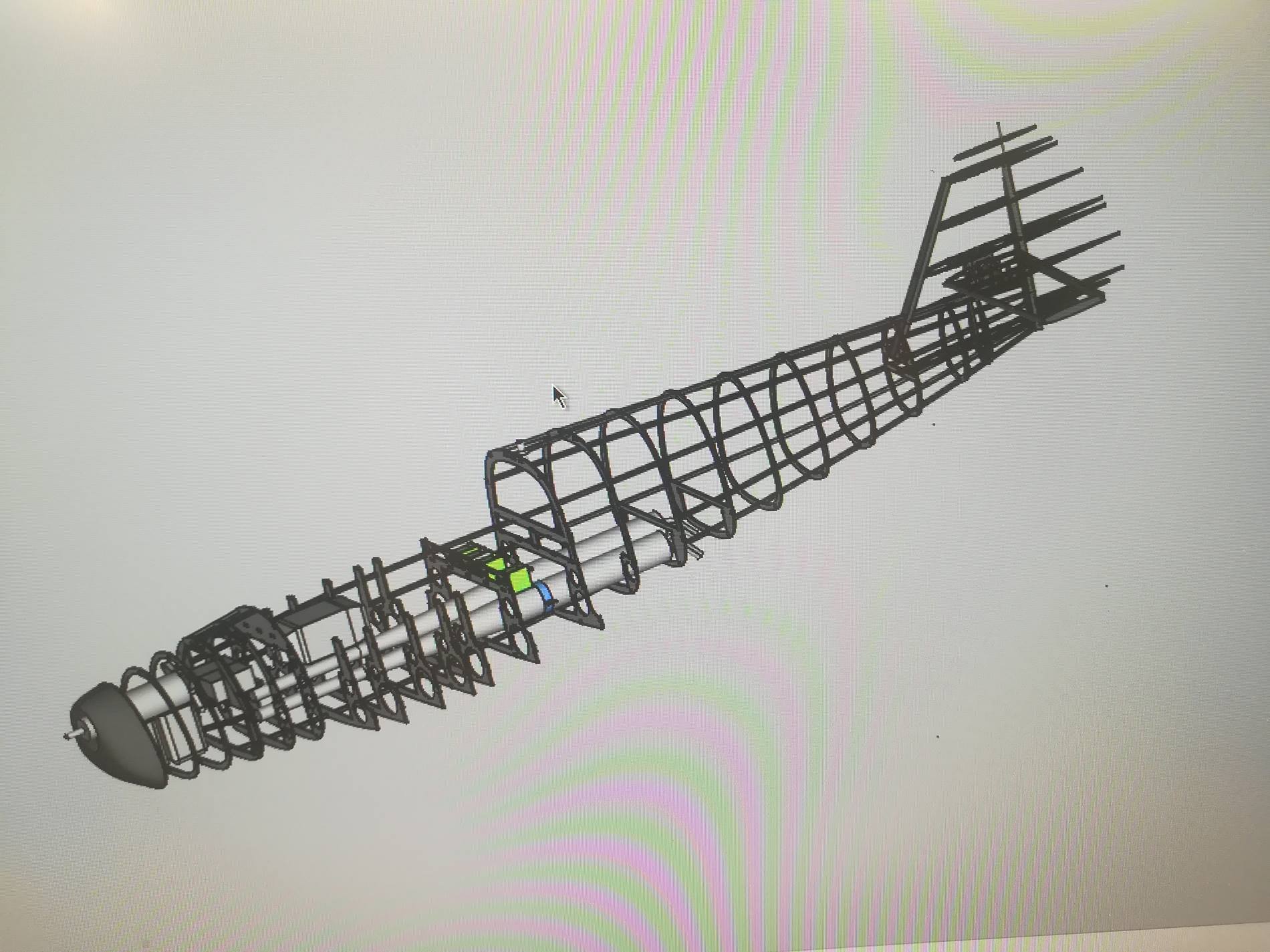 Modellflugzeug in der Planung
