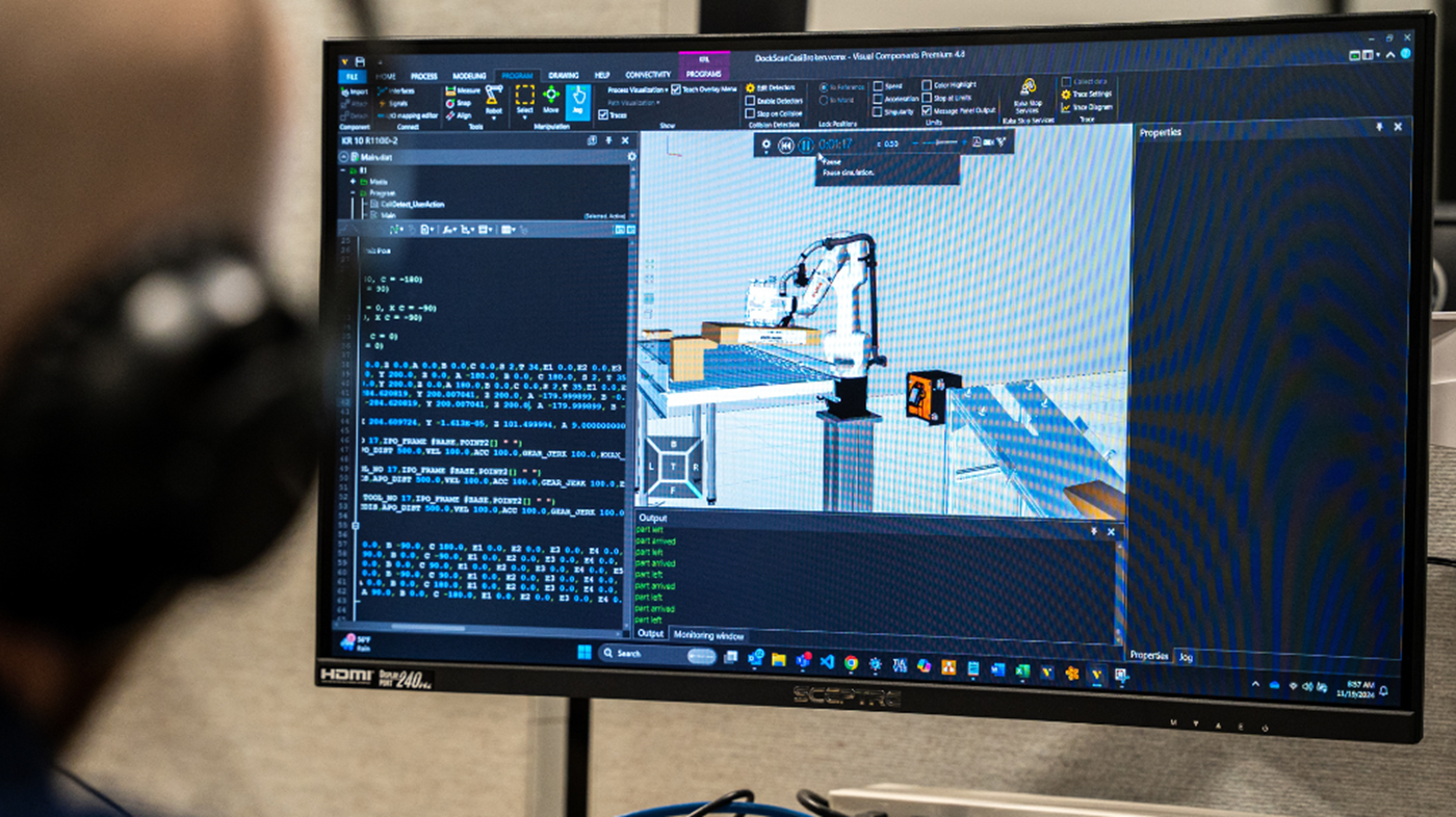 Easy programming of robots with KUKA software