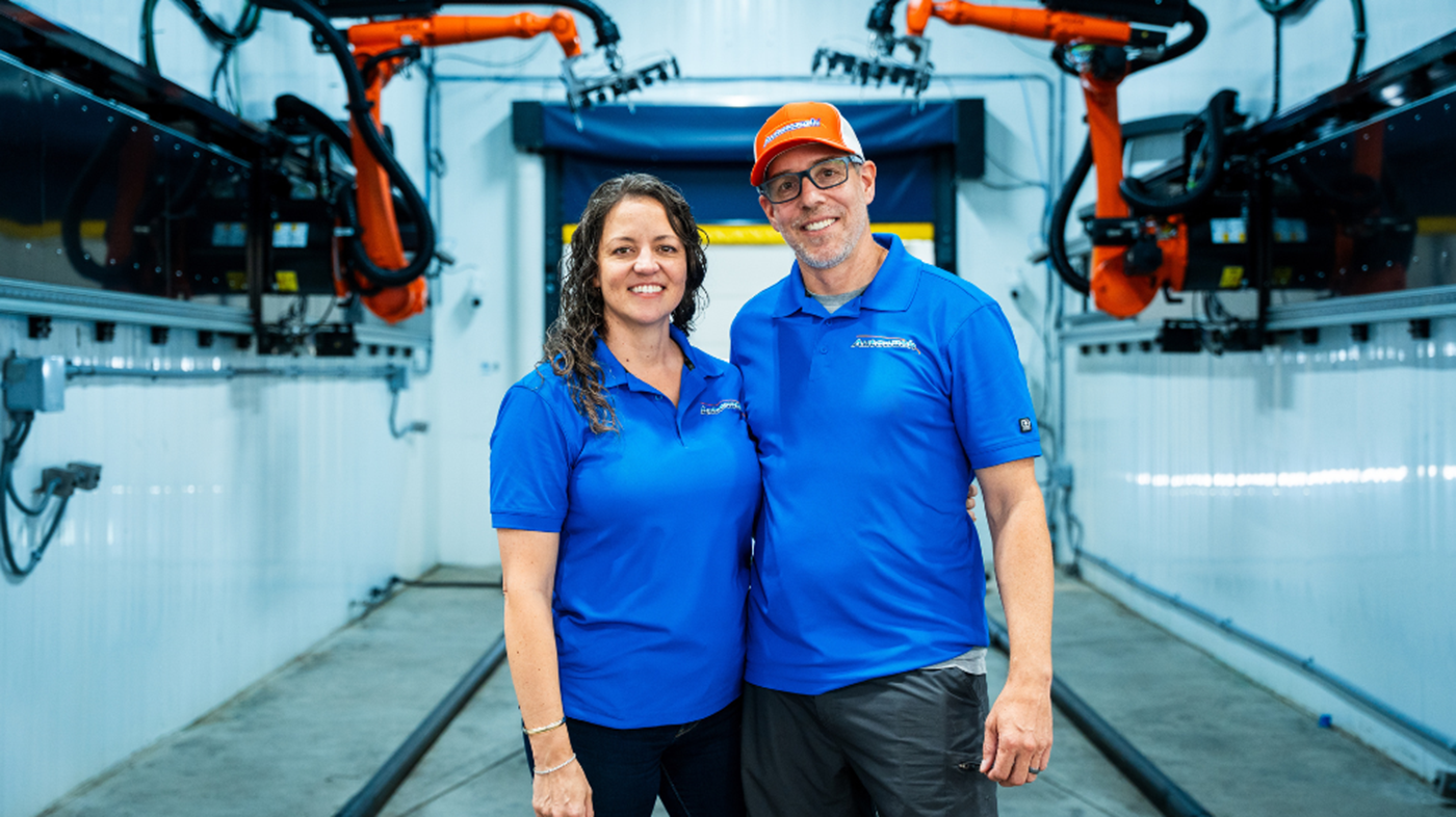 Erin and Dennis Dreeszen of Autowash
