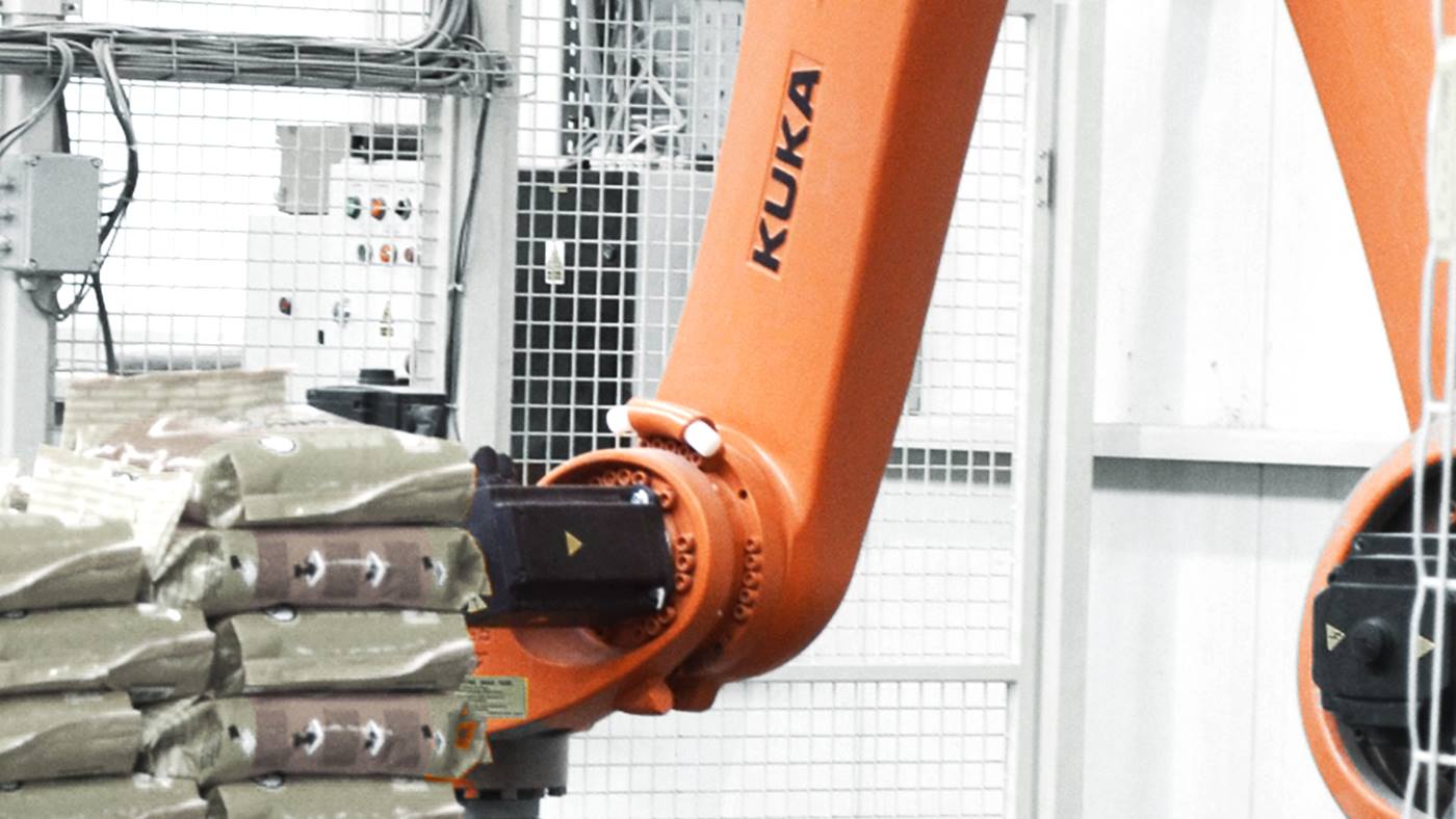 The automated palletizing solution at Certech  increases performance