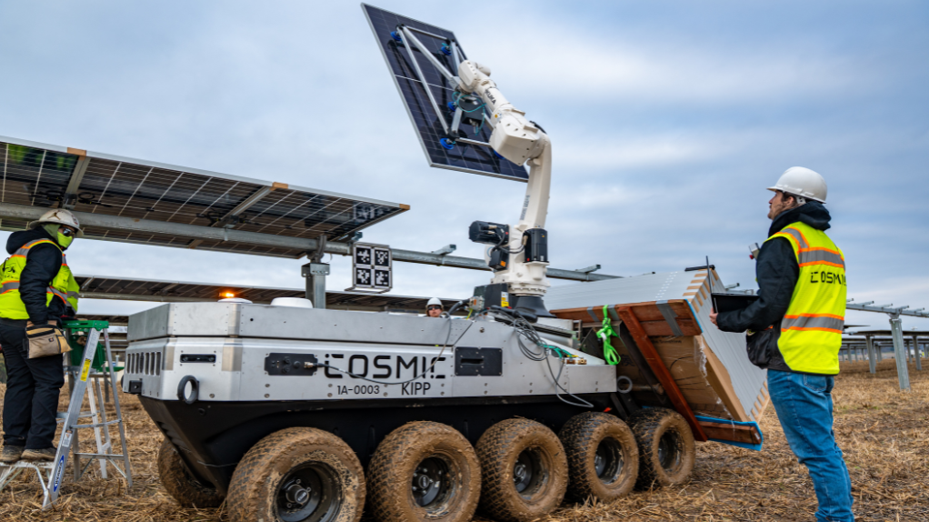 Robotic Automation for Utility-Scale Solar Installation | KUKA Canada