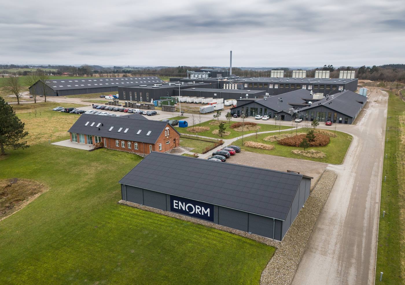 Die ENORM Biofactory Insektenfarm in Dänemark.