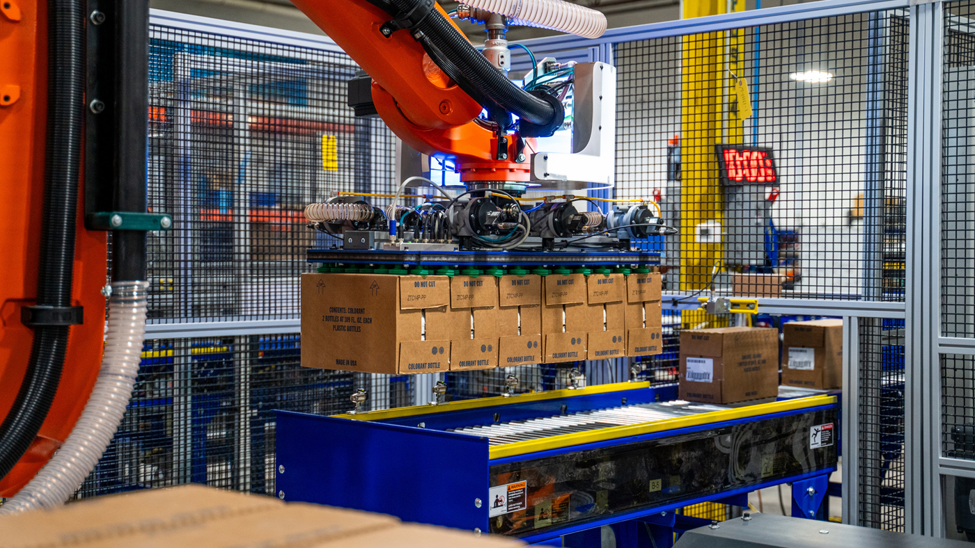 KUKA palletizing robot