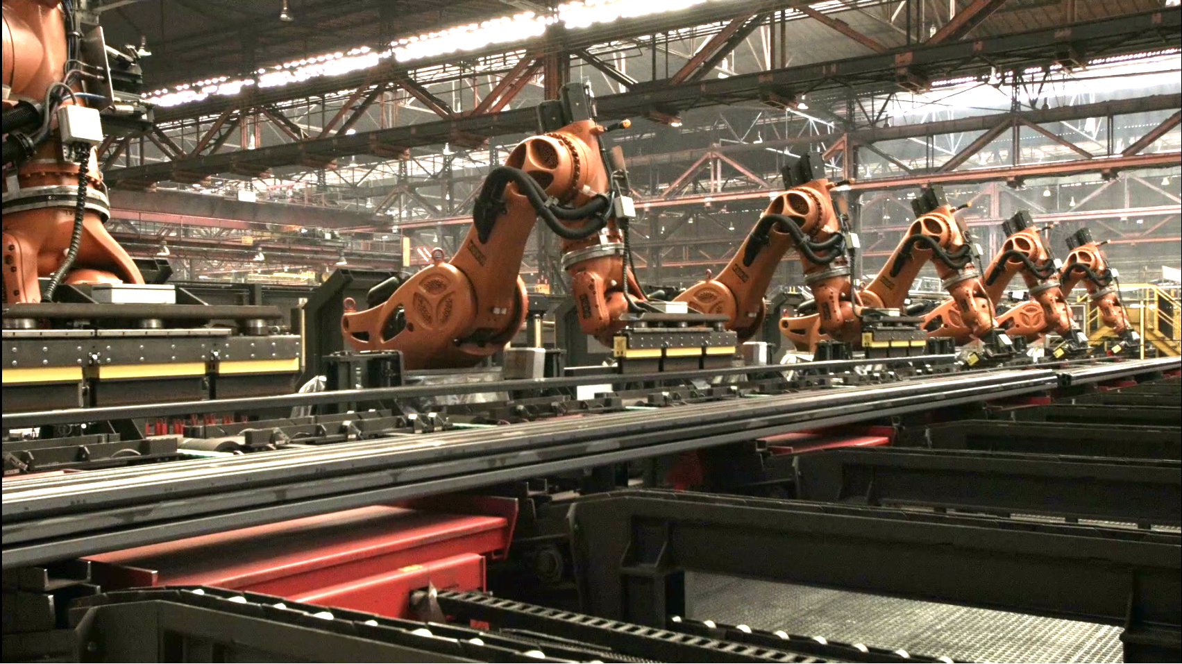 Robotic handling of heavy special profiles in steel production | KUKA ...