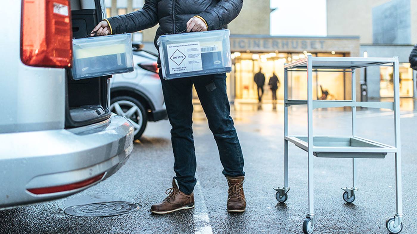 Intelligente Transportboxen auf dem Weg zum Klinikum Aalborg