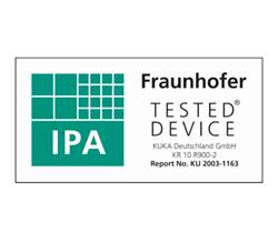 KUKA robot Fraunhofer IPA certified