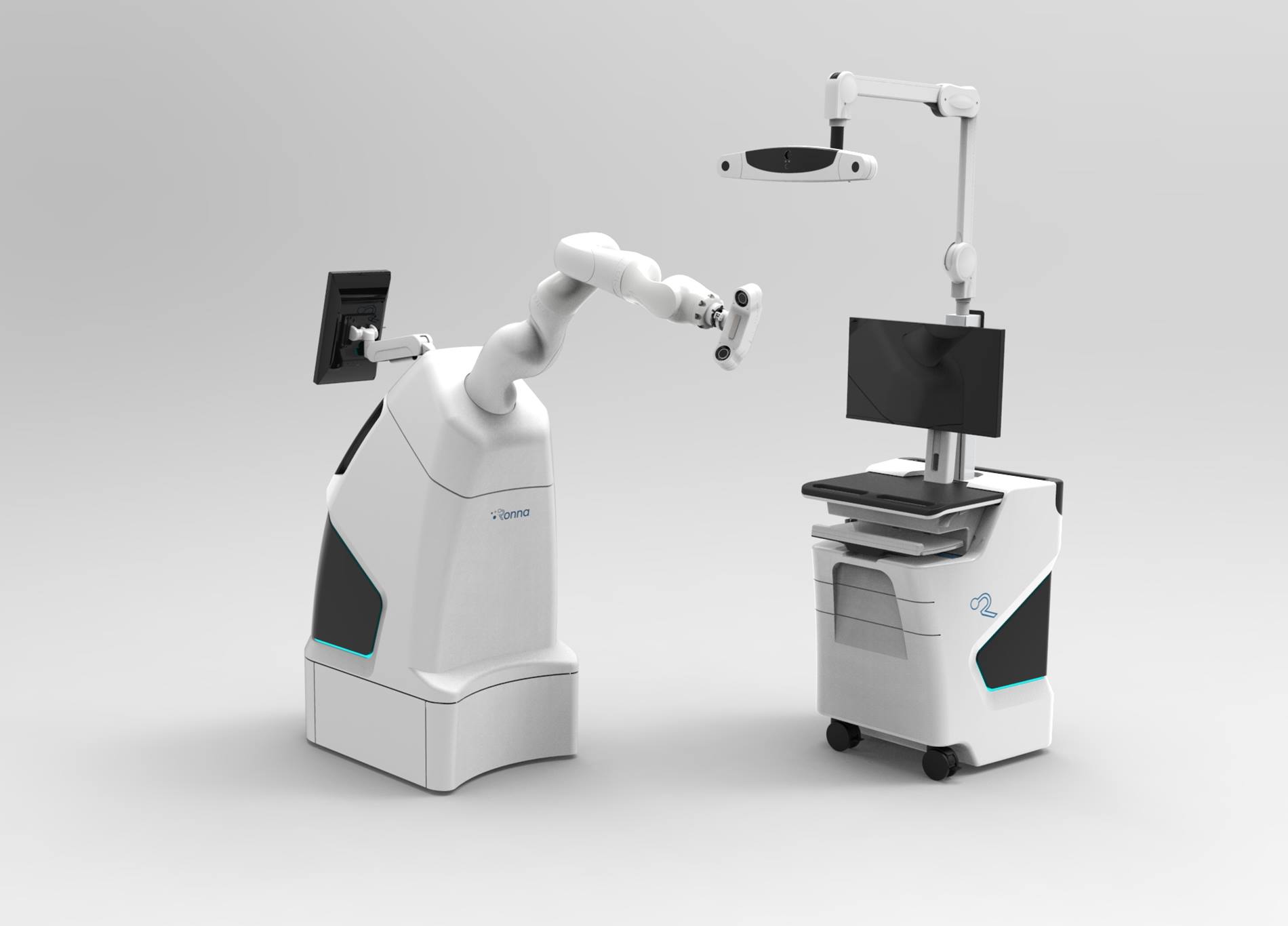 Surgical robot with integrated KUKA LBR Med Cobot, surgical cobot, surgical robot