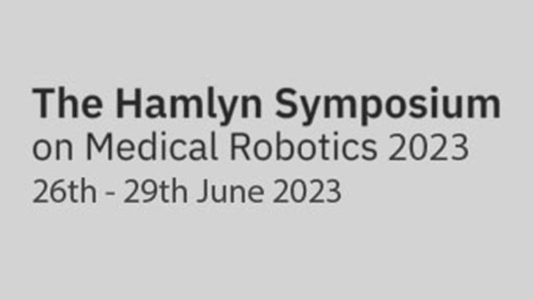 The Hamlyn Symposium on Medical Robotics