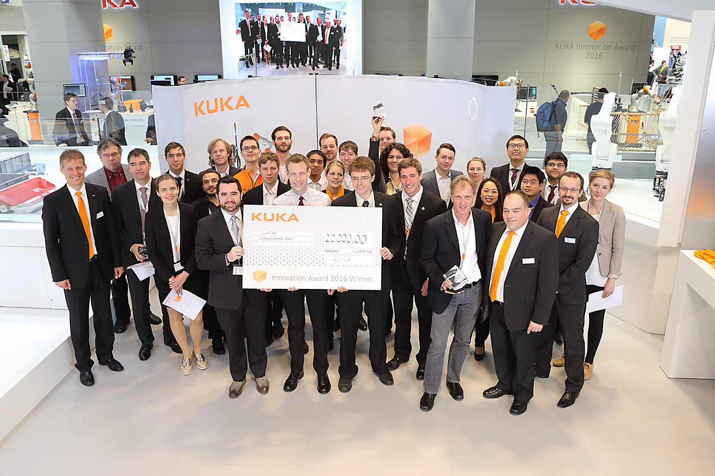 Siegerfoto KUKA Innovation Award 2016