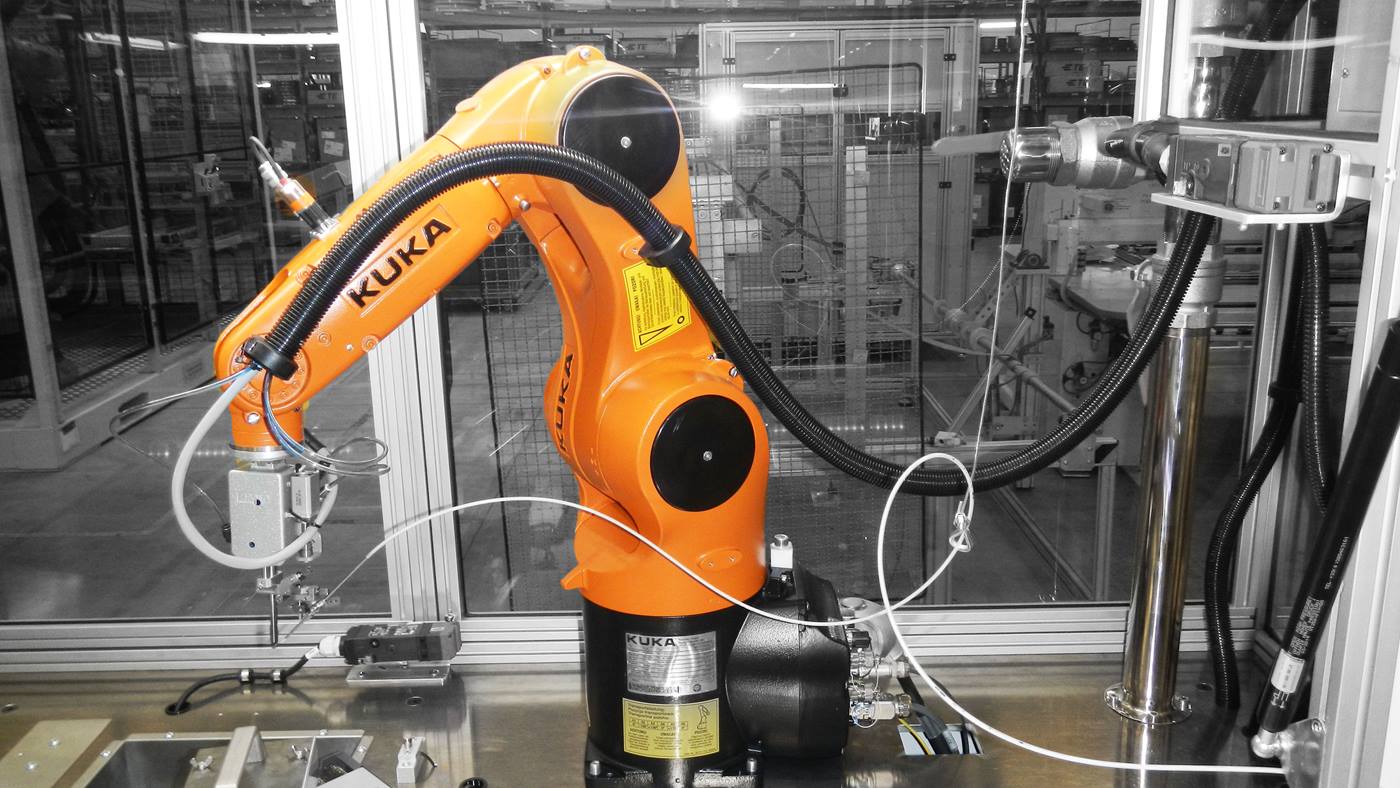 kuka库卡机器人的自动化钎焊能够保证实现较高精度并缩短生产时间