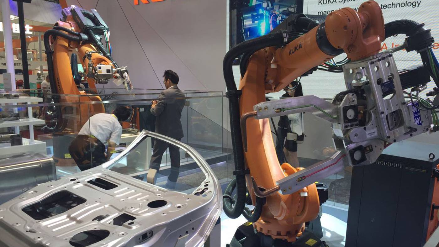 kuka智能库卡机器人助力做大民族工业