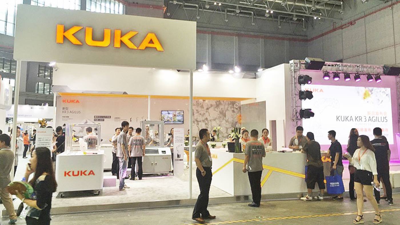 Picture of the KUKA booth at CIROS 2016