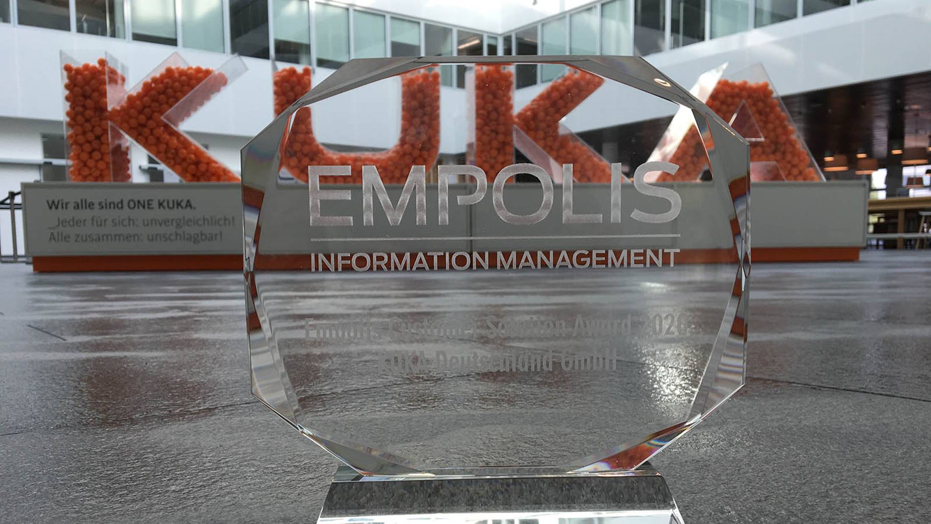 Der Empolis Customer Solution Award 2020 geht an KUKA