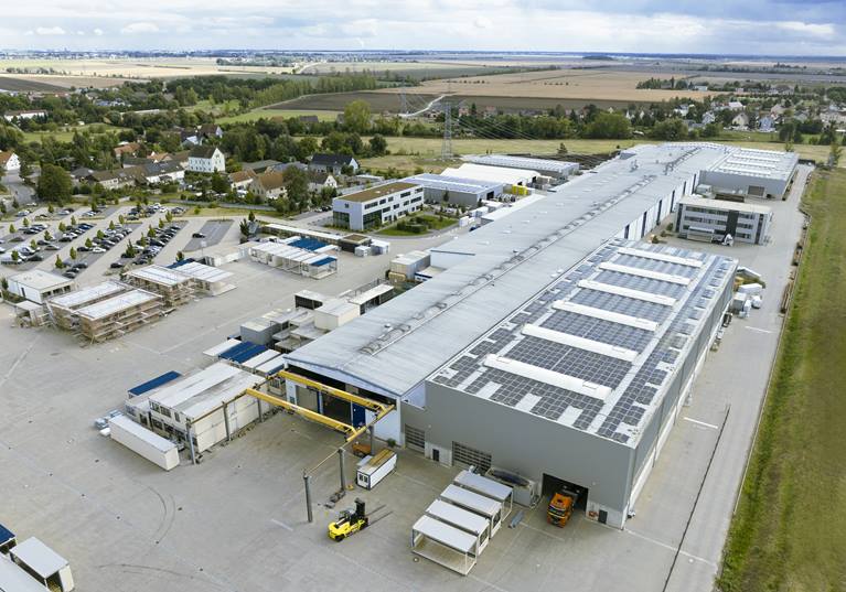 Kleusberg Luftbildaufnahme vom Werk  (Quelle Kleusberg)