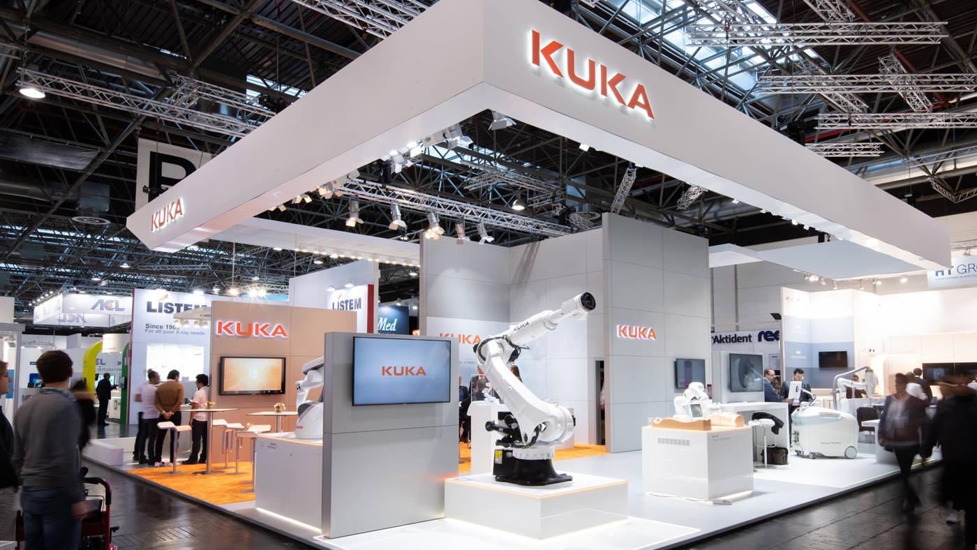 KUKA event - exhibition booth