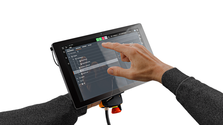 Roboter Bediengerät KUKA smartPLUG Detail