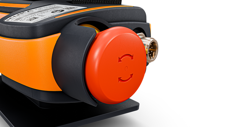 Roboter Bediengerät KUKA smartPLUG Not-Halt-Knopf