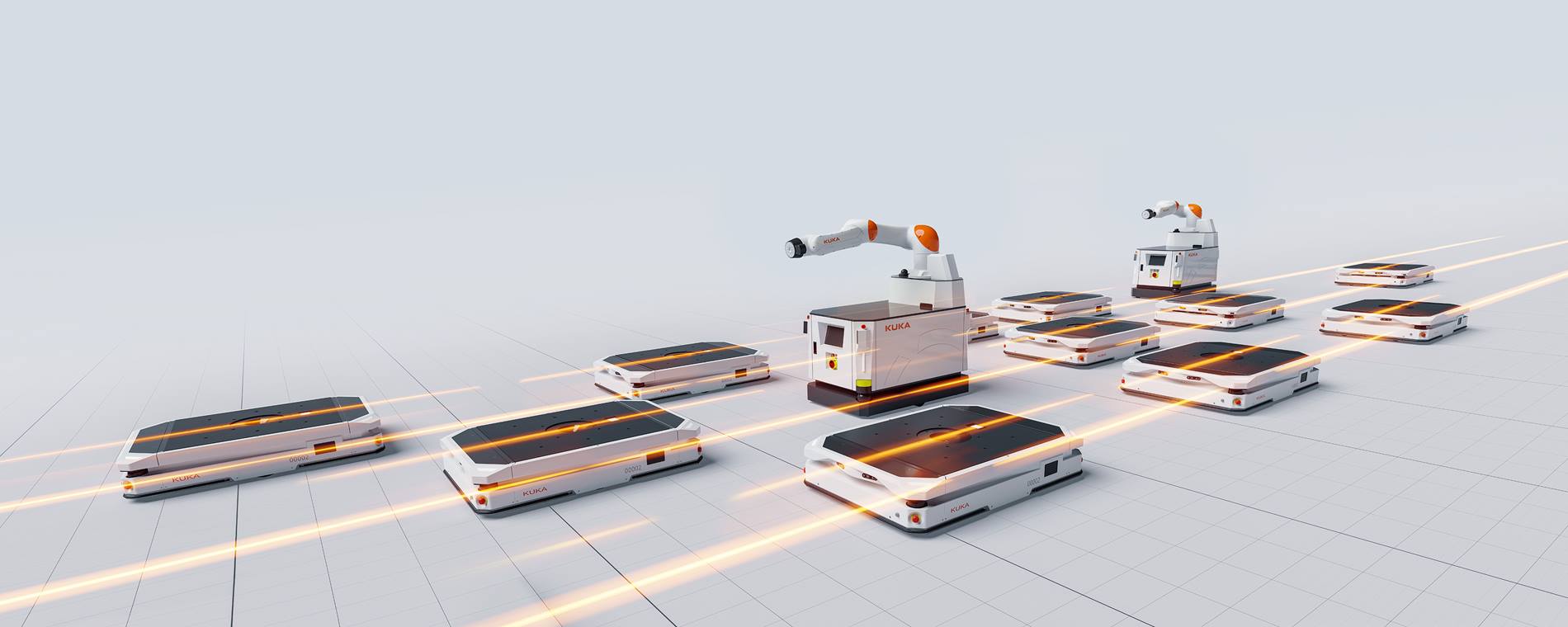 FTF-FTS-AMR: robótica móvil autónoma en logística y producción