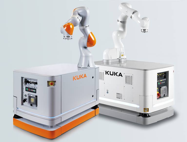 KMR iiwa autonomer mobiler Roboter Intralogistik und Logistik