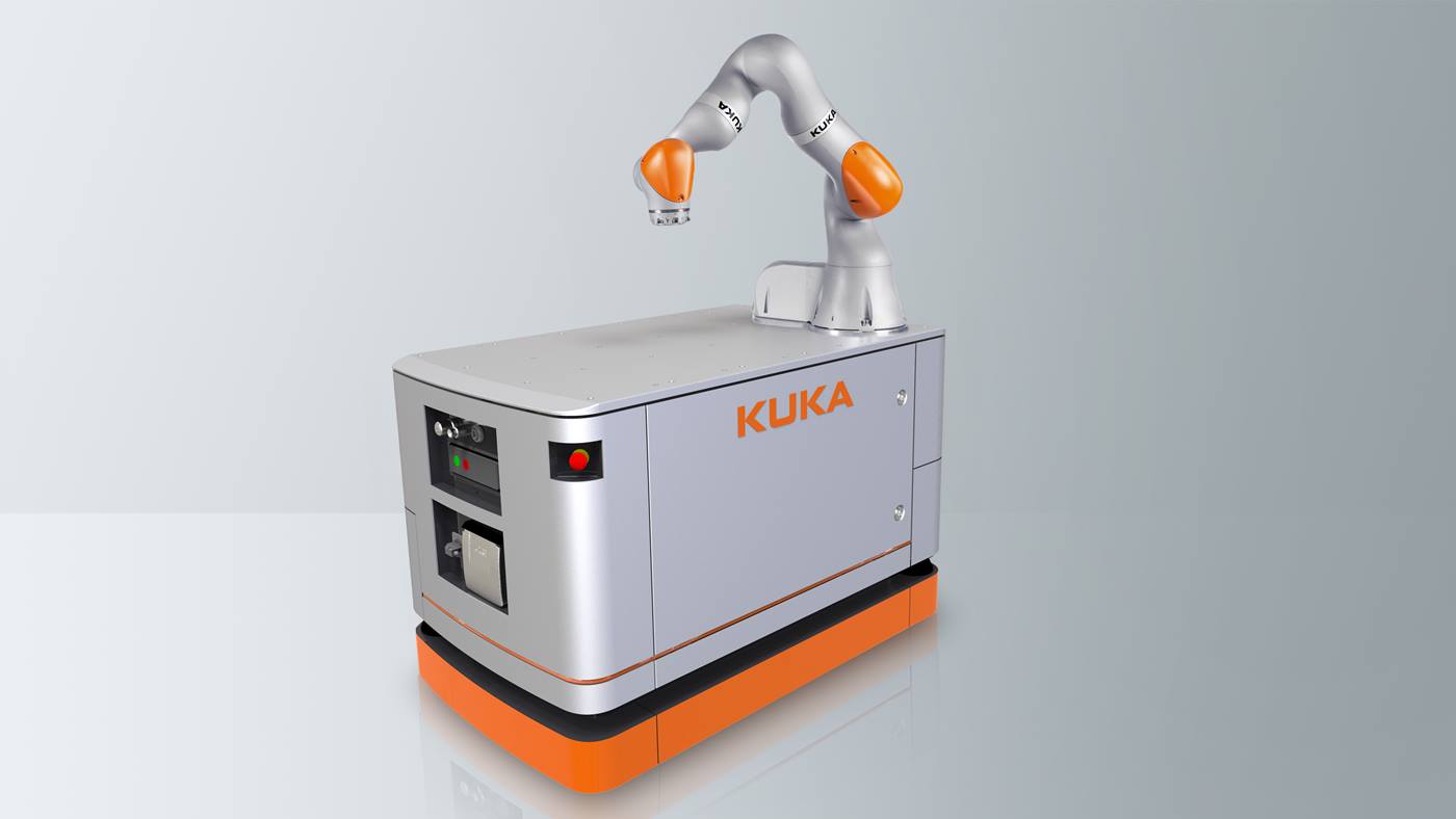 KMR iiwa: mobile Plattform mit LBR iiwa Roboter