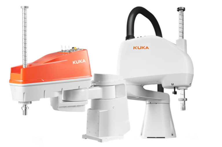 KUKA KR SCARA 提供完整的套件：輕、薄、具有各種有效負載等級、功能強大且速度極快