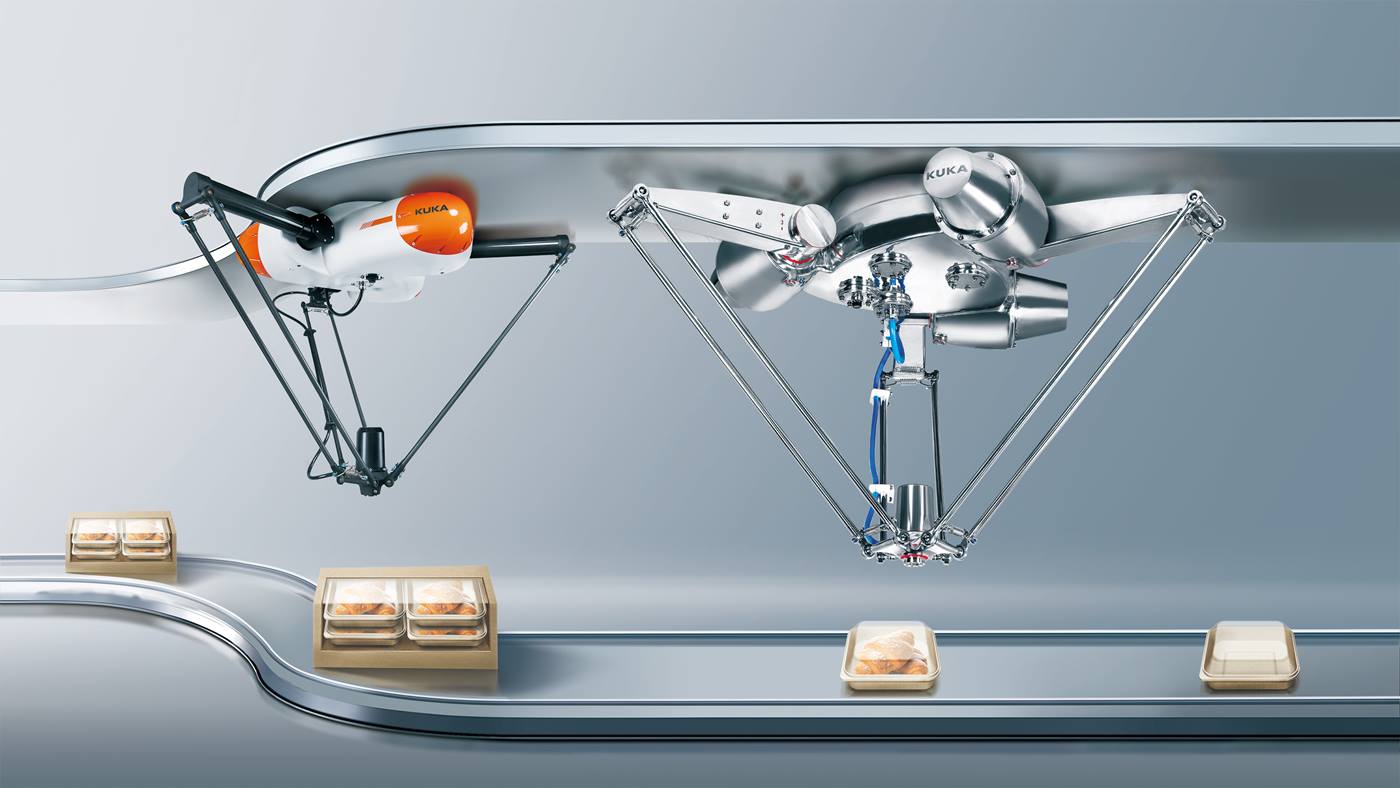 KUKA Robot_KR DELTA high speed  Sekundärverpackung von Lebensmitteln