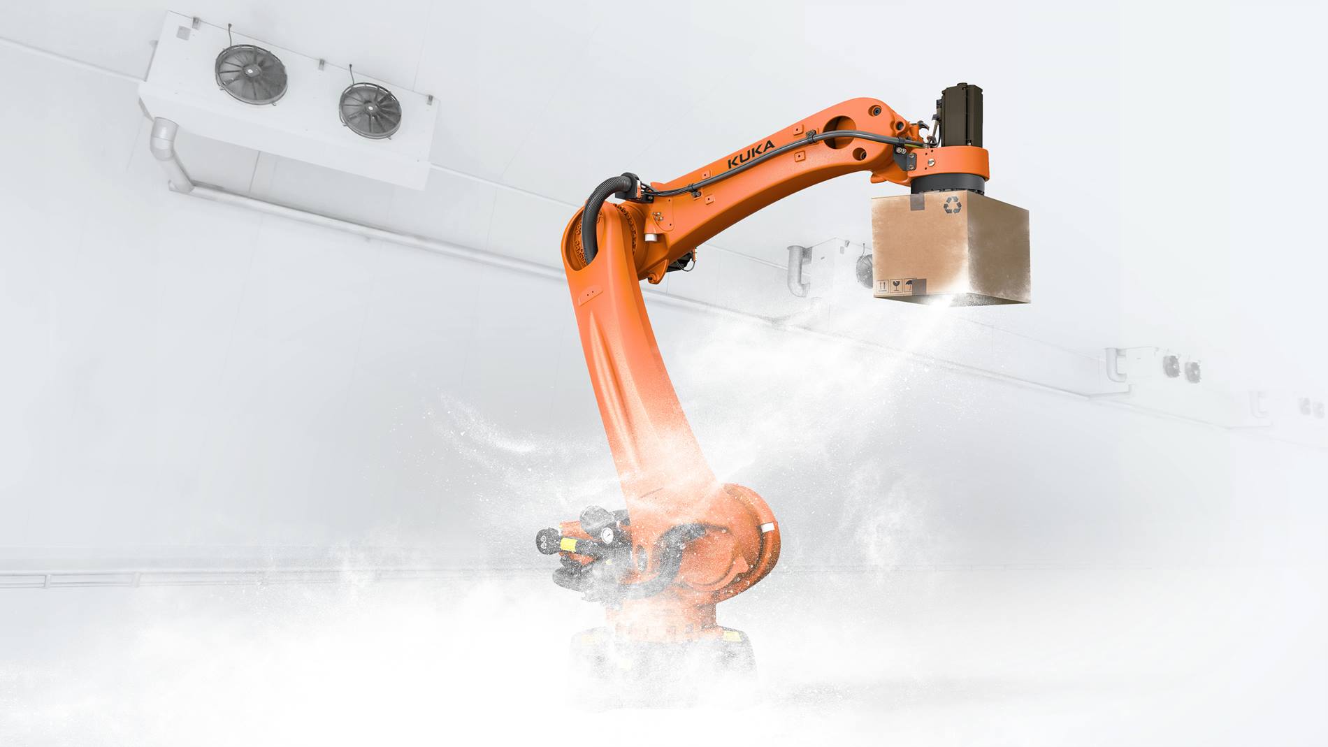 KUKA palletizing robot Deep-freeze palletizer