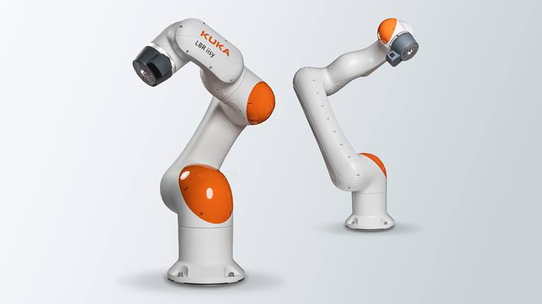 KUKA LBR iisy industrieller Cobot für flexible Automatisierung – intuitiv programmierbar, einfach integrierbar und robust