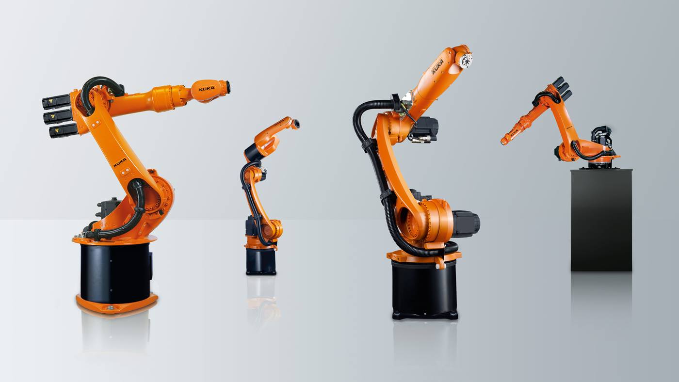 KUKA Roboter für niedrige Traglasten von 6 bis 20 Kilogramm in der Übersicht