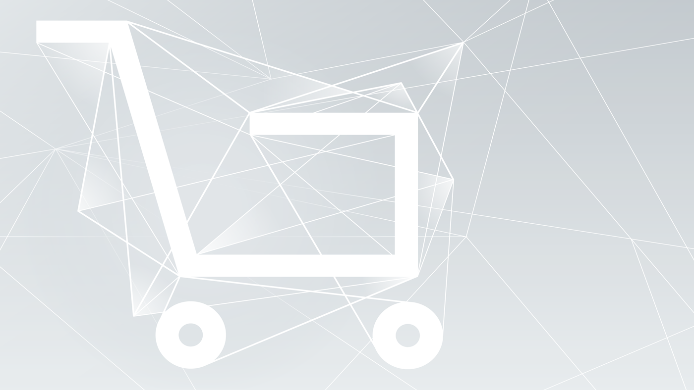 KUKA Marketplace icon: shopping cart on grey background