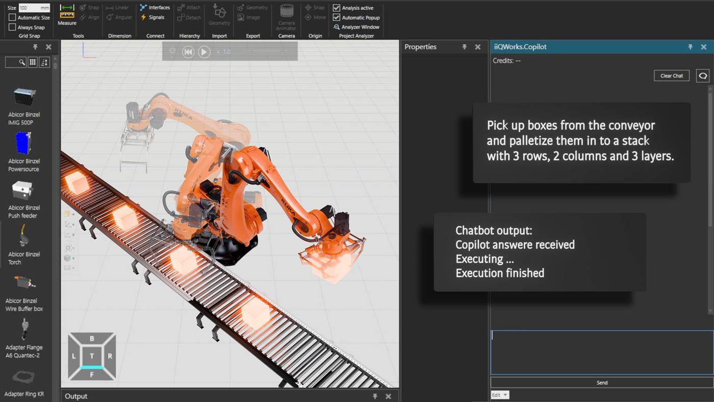 KI-gestütztes Engineering für die Simulation von Roboteranwendungen