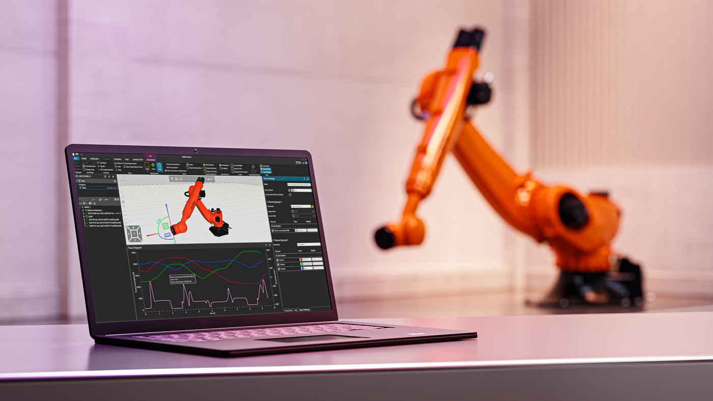 Roboter Simulationssoftware iiQworks.Sim für Optimierung, Simulation und virtuellen Inbetriebnahme.