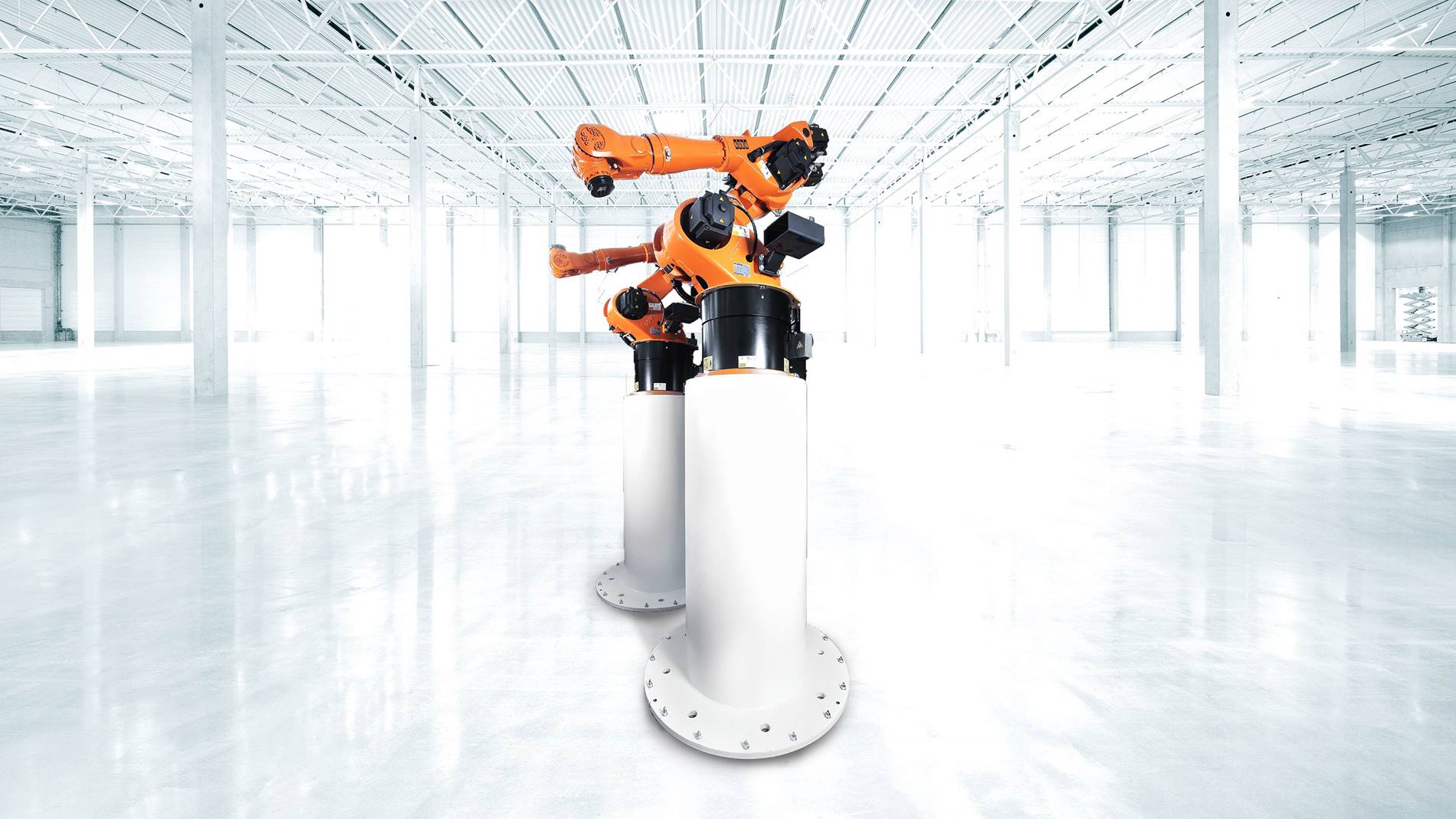 KUKA Roboterpodeste erweitern den Arbeitsraum
